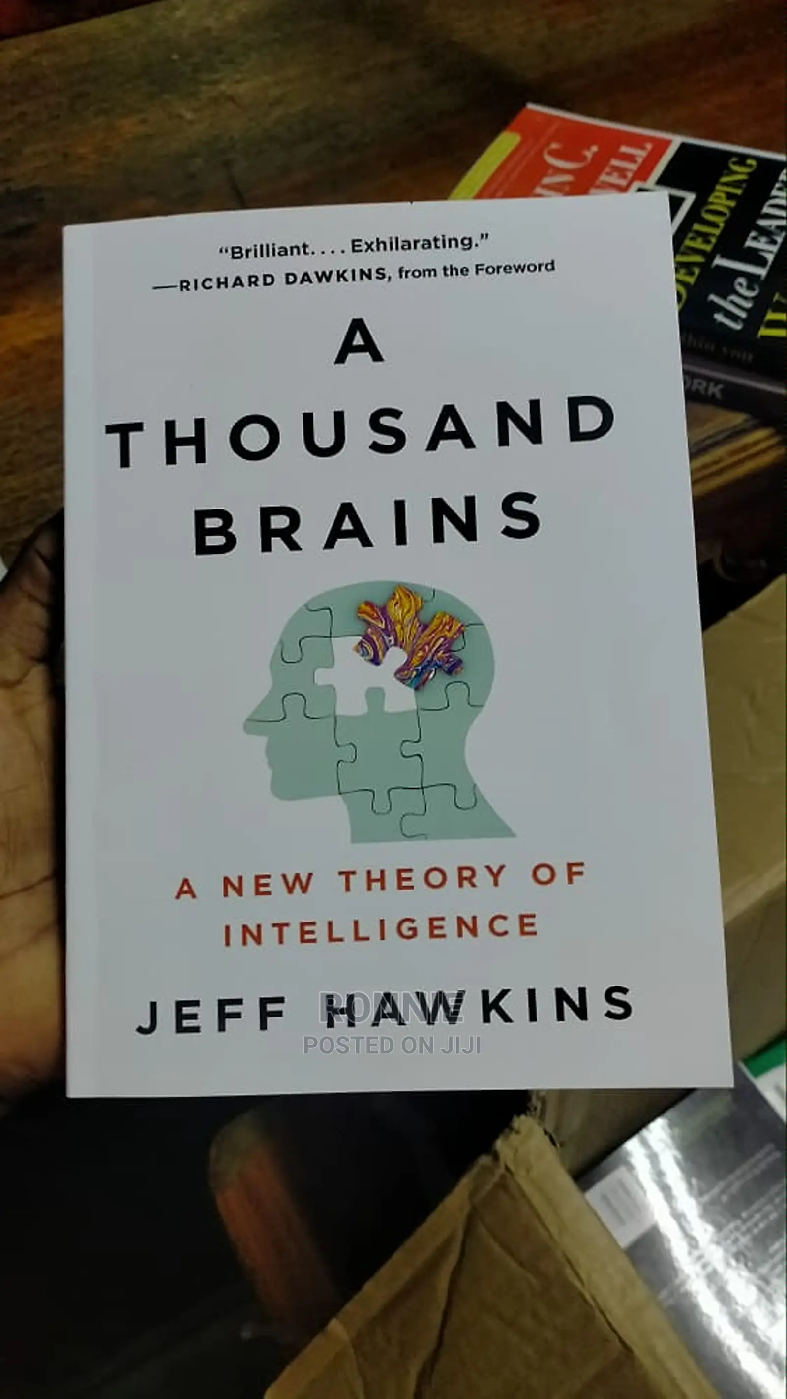 A Thousand Brains Book by Jeff Hawkins