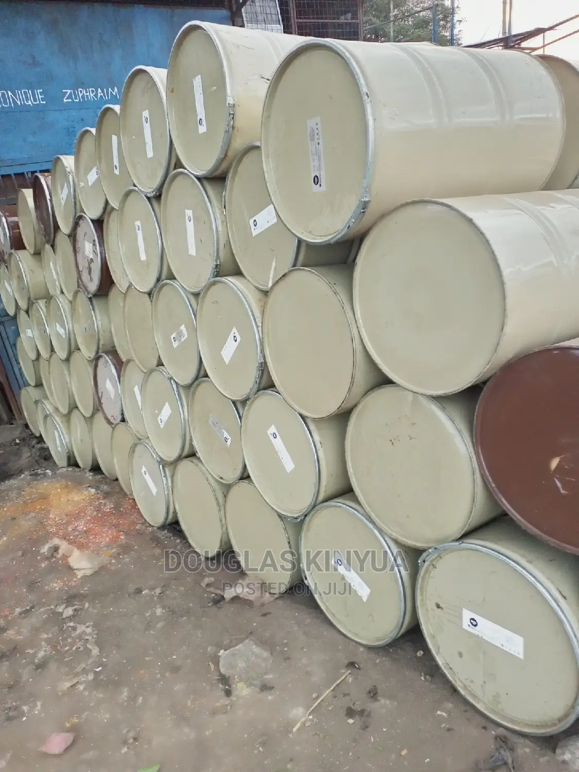 Metallic Water Drum 