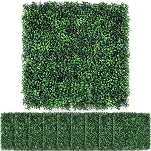 Artificial Green Lawn Boxwood Panels