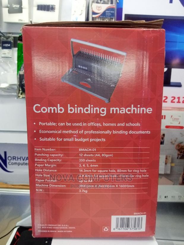 Office Point Comb Binding Machine - thumbnail 2