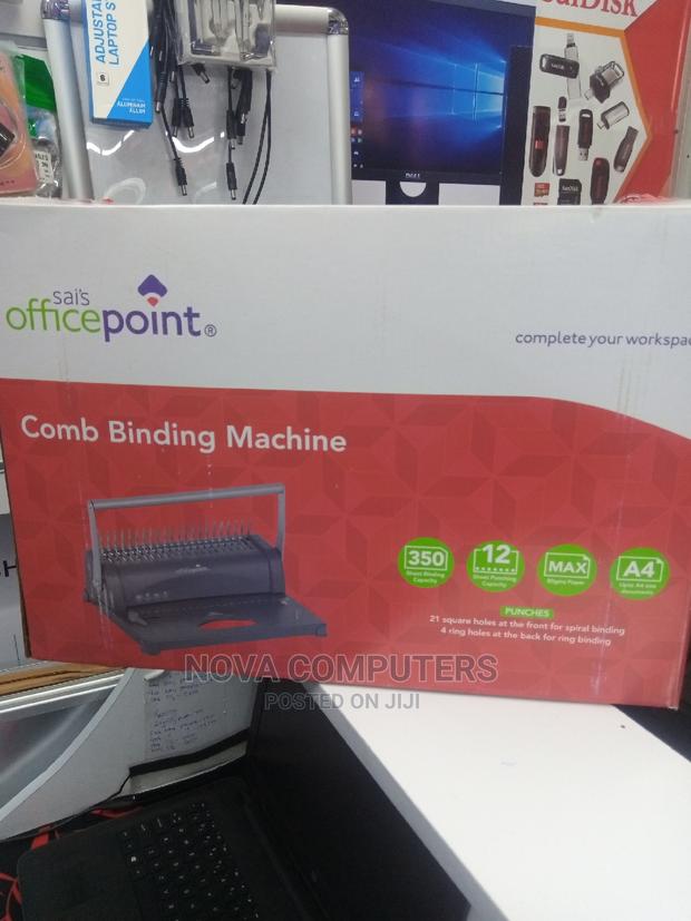 Comb Binding Machine - main view