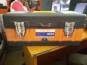 17 Inch One-Touch Tool Box With Removable Lid Organizers