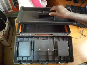 17 Inch One-Touch Tool Box With Removable Lid Organizers