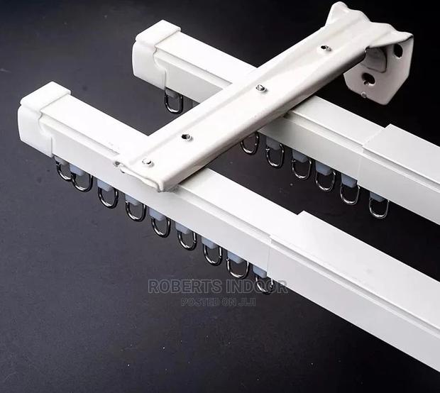 6m Straight White New Rail - main view
