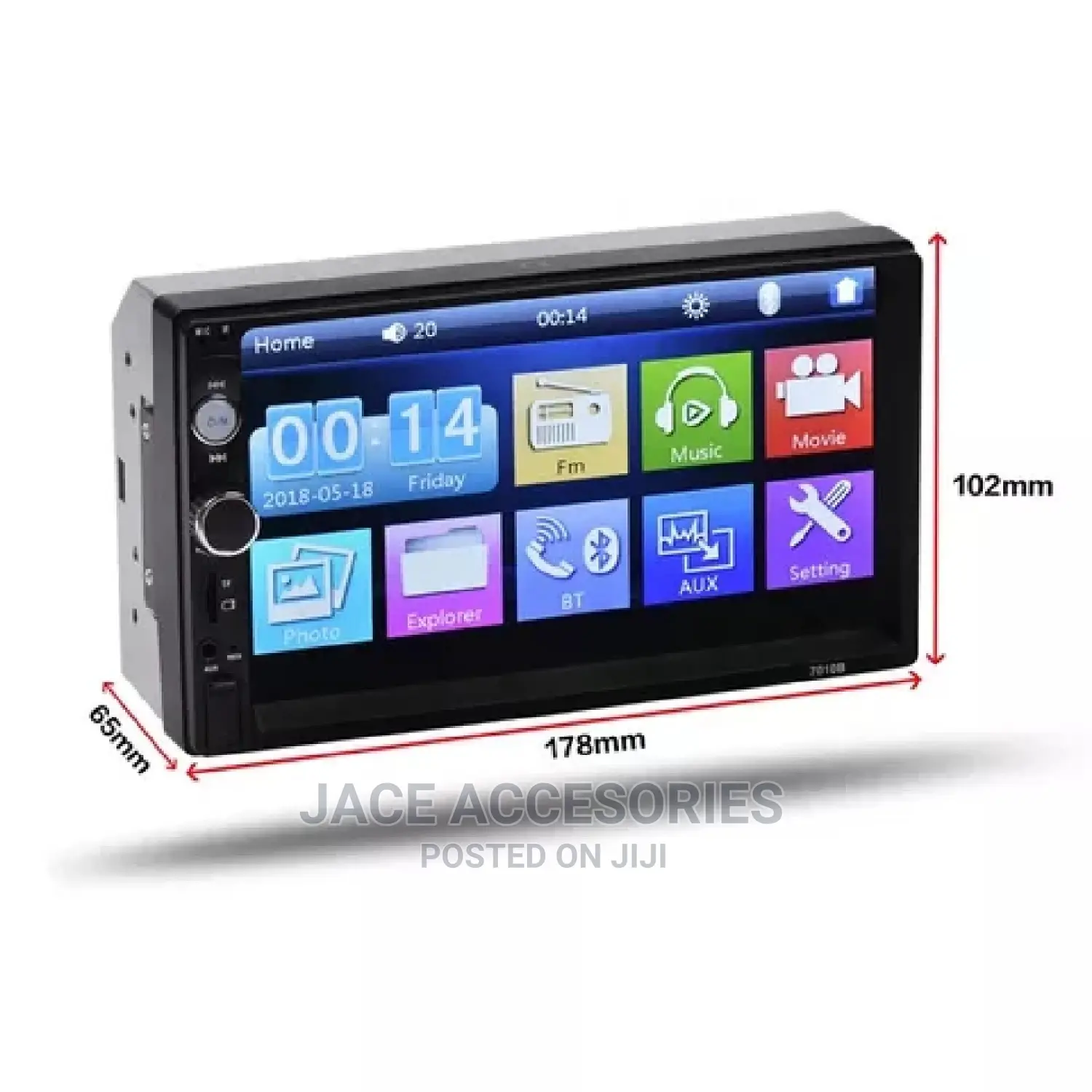 Quality Mp5 Radio 7' With Warranty