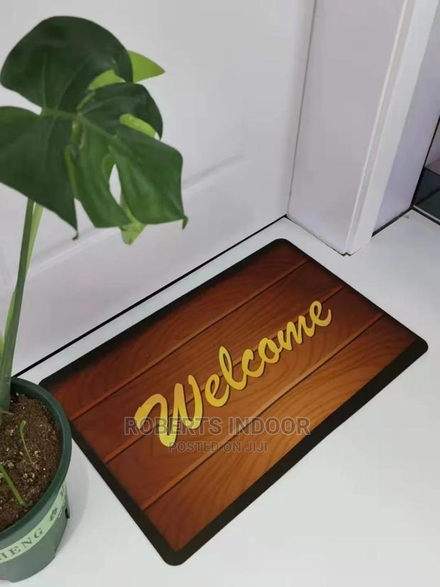 Brown Rubber Door Mat - main view