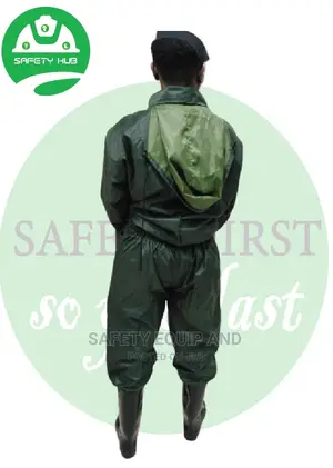 Jungle Green Spray Overall With a Lining