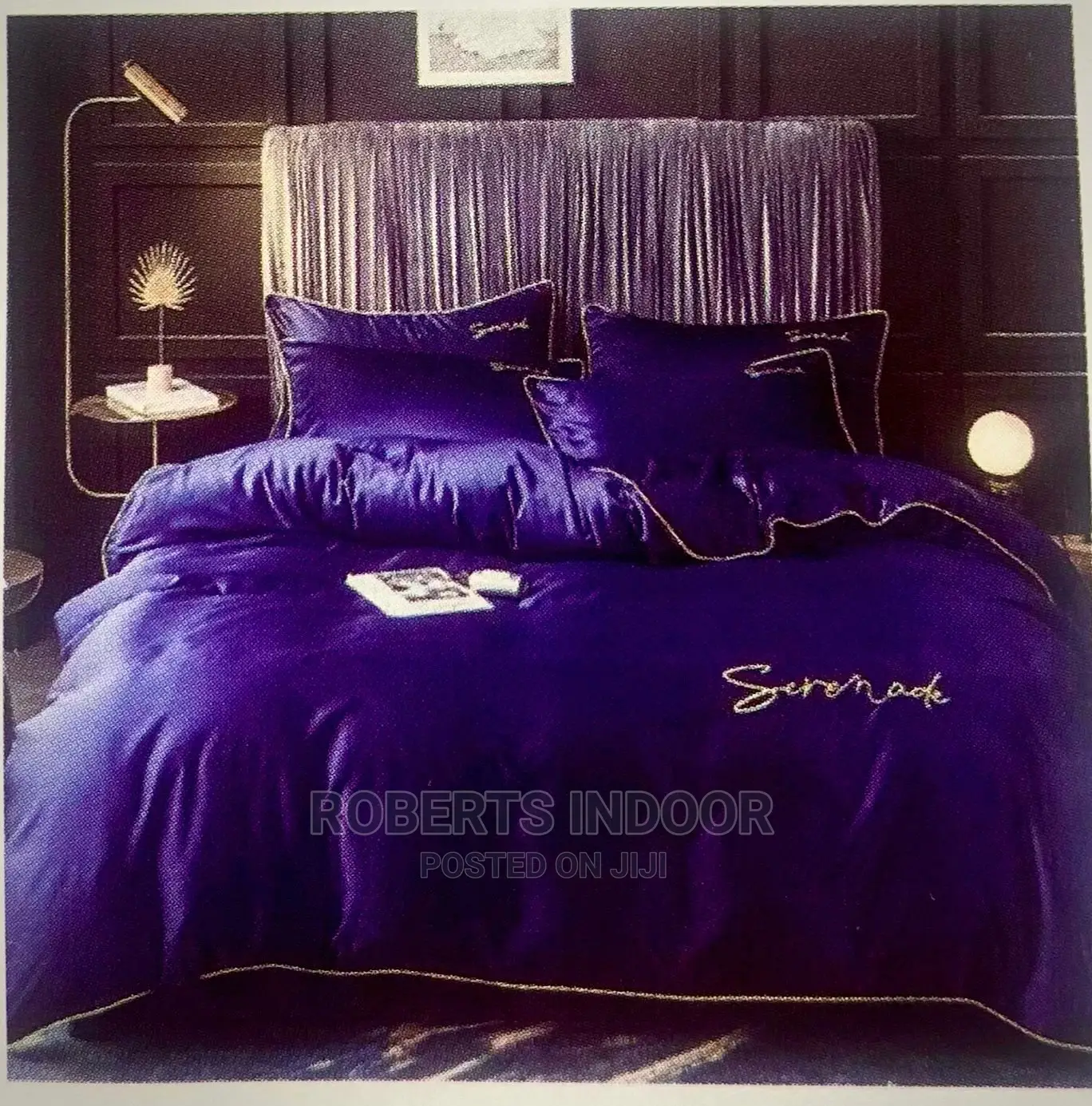 Purple Satin Duvet