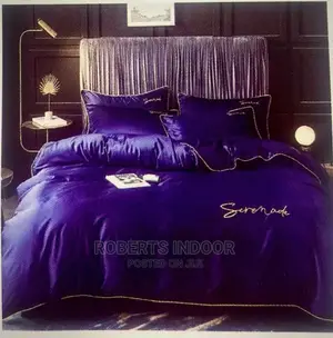 Purple Satin Duvet