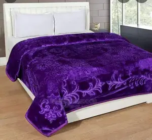 Purple Embossed Blanket