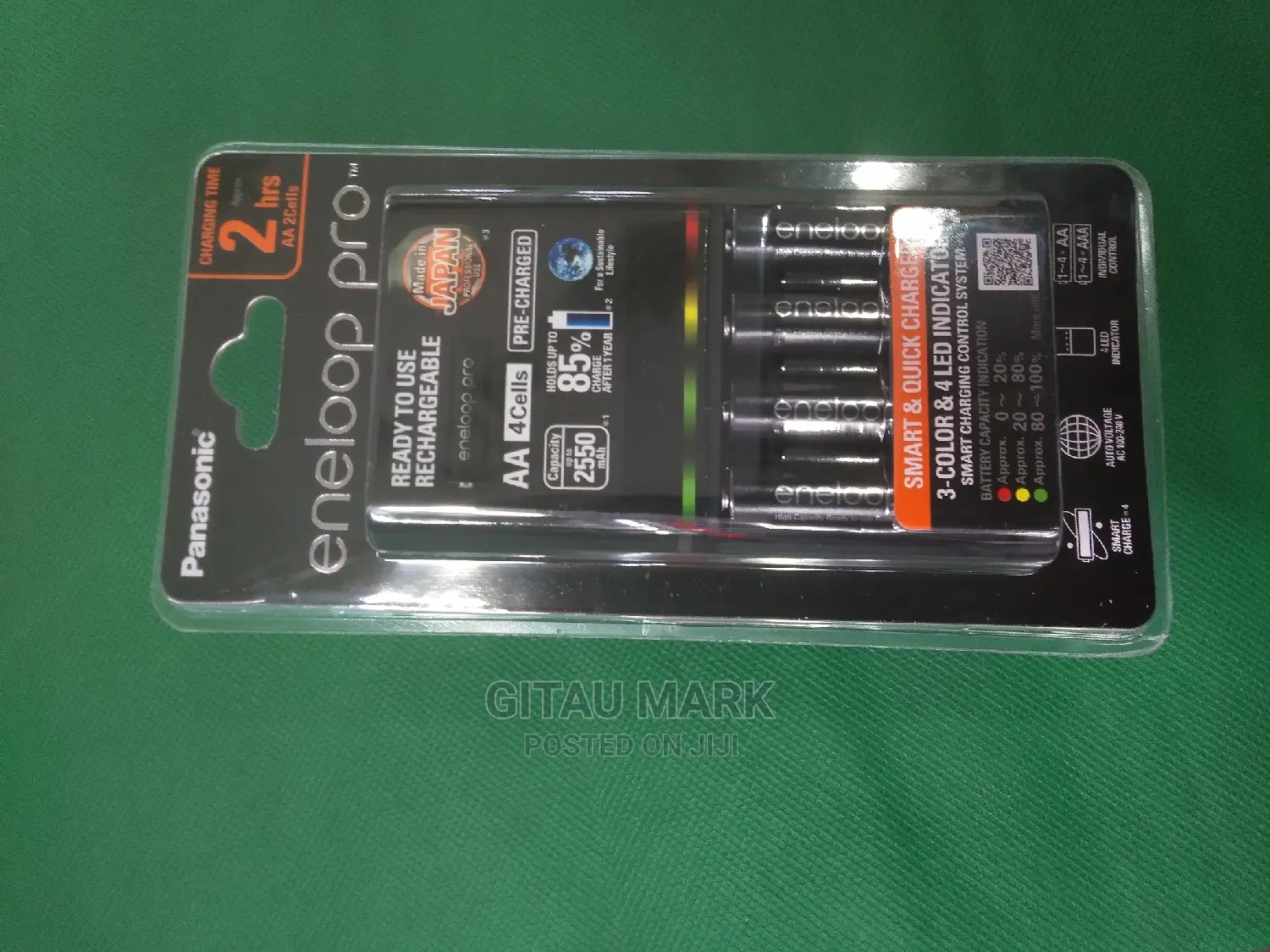 Panasonic Eneloop Pro AA Batteries Plus Charger