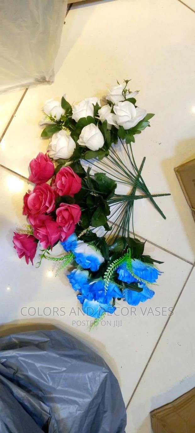 A Bunch of Colored Artificial Flowers - thumbnail 2