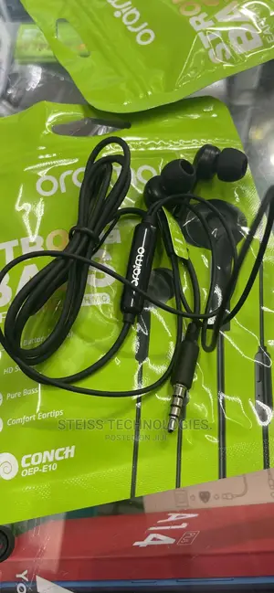 Oraimo Strong Bass Earphones.