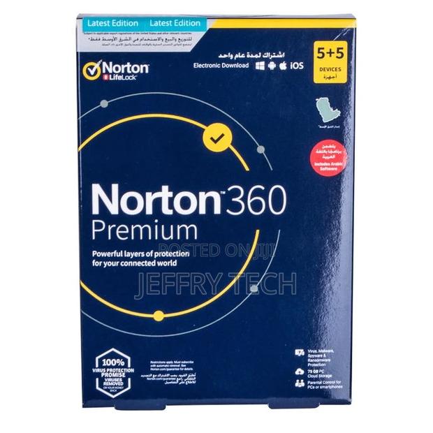 Norton 360 10 Users Premium - main view