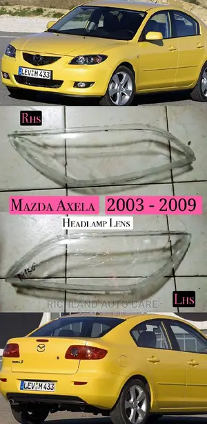 Headlight Lens Mazda Axela 2003-2009