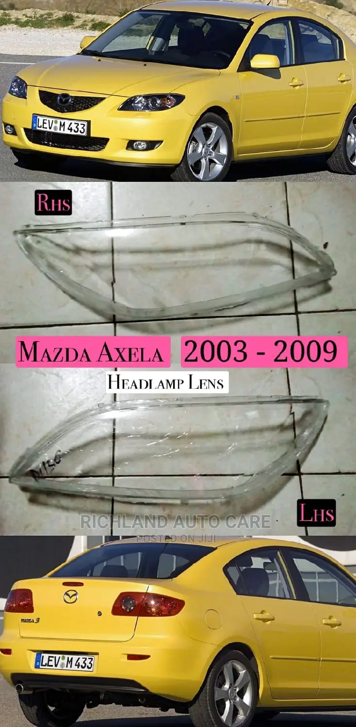 Headlight Lens Mazda Axela 2003-2009