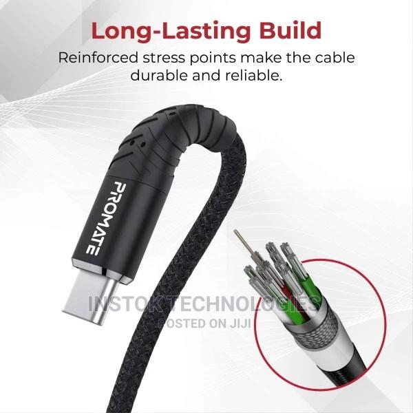 Promate Ccord-1 Fabric Braided Usb-C Data Sync Charge Cabl - main view