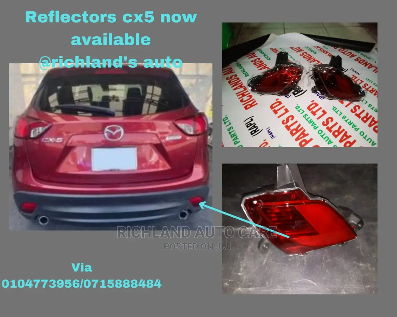 Rear Bumper Reflector Mazda Cx5
