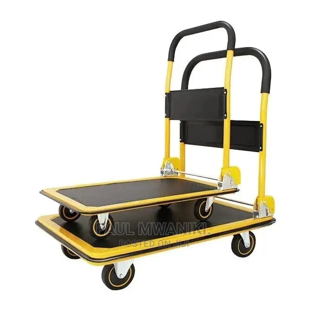 Factory Wholesale Platform Truck Warehouse Trolley