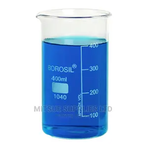 A Set Of 3 Beaker 400ml Borosil