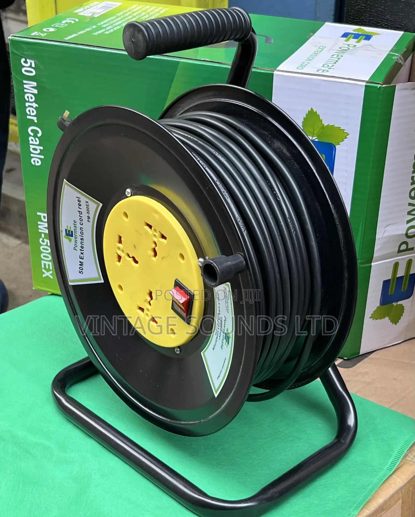 50 Meters Power Extension Cord Reel