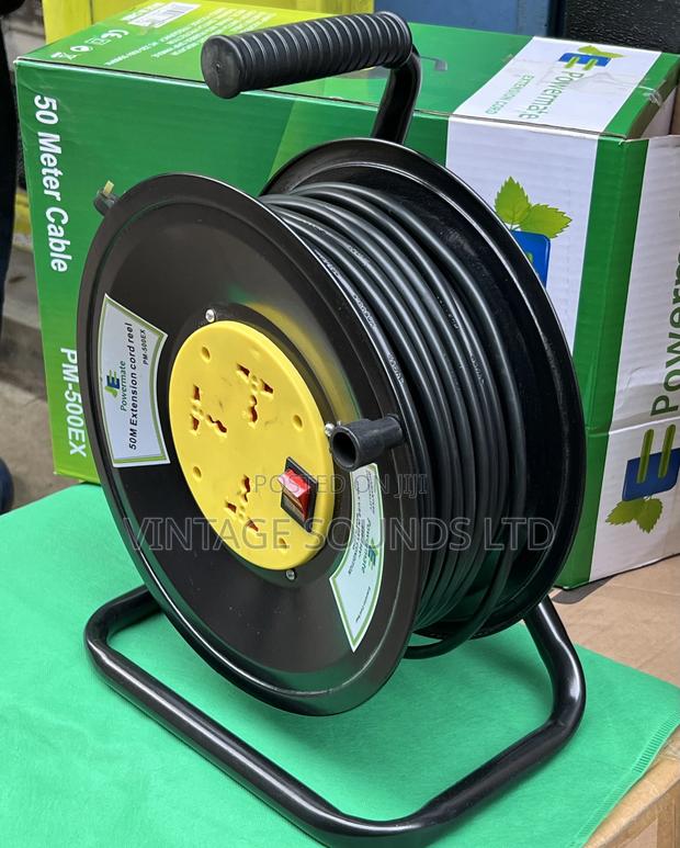 50 Meters Power Extension Cord Reel - thumbnail 4