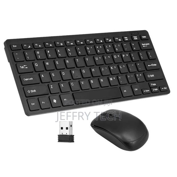 2.4ghz Wireless Keyboard Mouse Combo Ultra Thin W/ USB Recei - main view