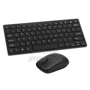 2.4ghz Wireless Keyboard Mouse Combo Ultra Thin W/ USB Recei