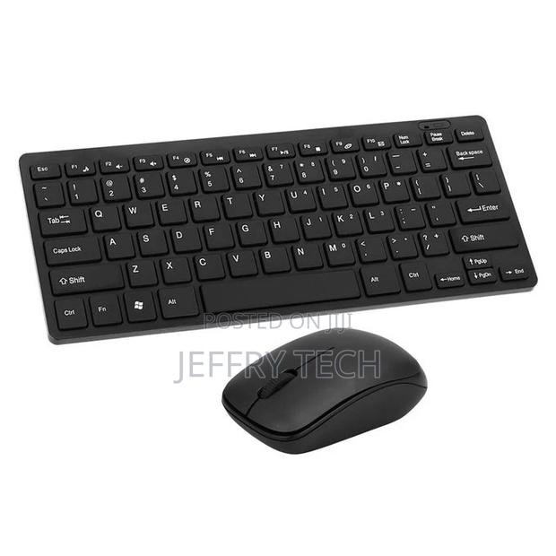 2.4ghz Wireless Keyboard Mouse Combo Ultra Thin W/ USB Recei - thumbnail 2