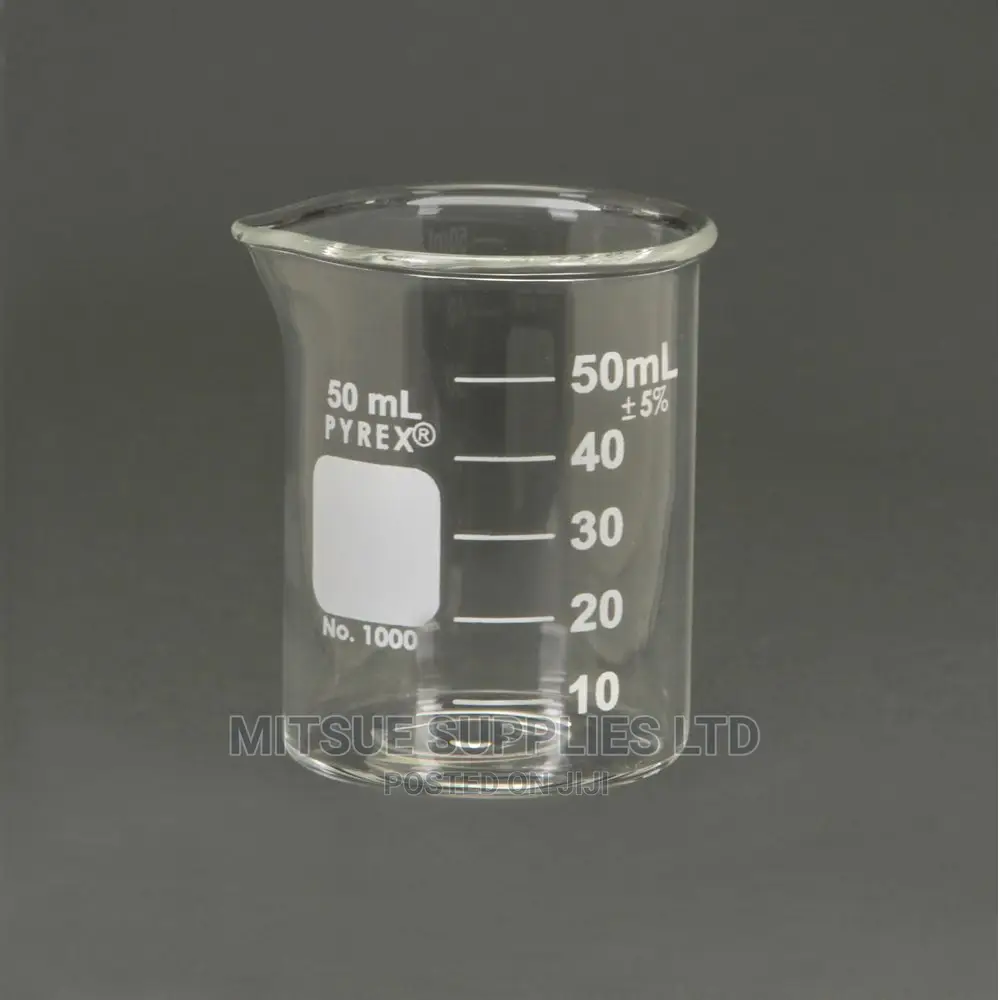 Pair of Glass Beaker 50ml ( Pyrex)