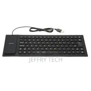 Generic 85 Keys Foldable Flexible Rollup USB Wired Silicone
