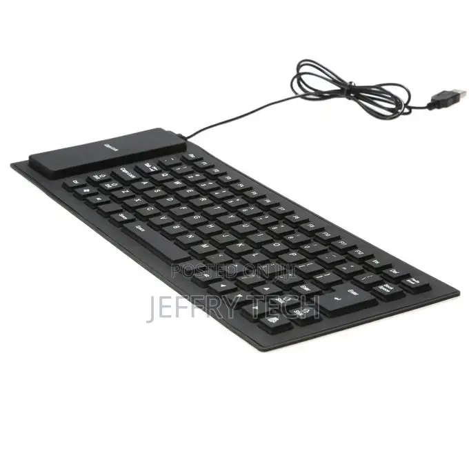 Generic 85 Keys Foldable Flexible Rollup USB Wired Silicone