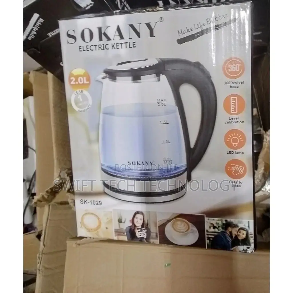 Sokany Electric Kettle Led