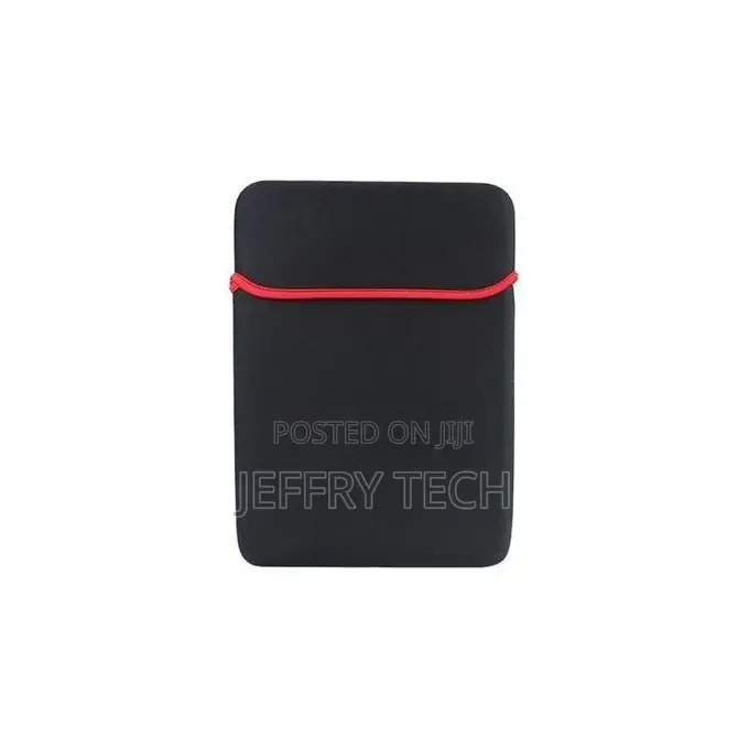 Generic 11.6" Black With Red Lining Laptop Sleeve