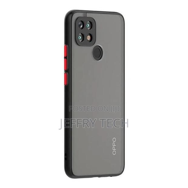 Case for Oppo A15 Case (Semi Transparent Hard Cover)