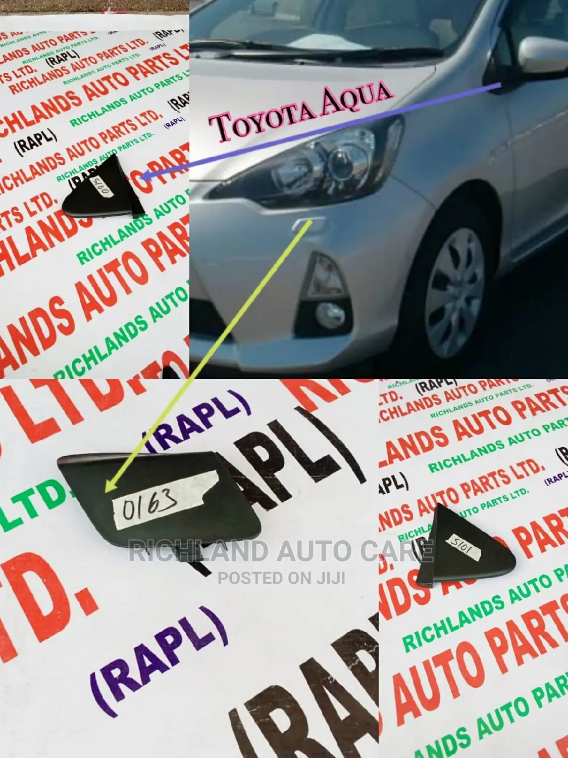 Towing Cover Aqua 2012-2016