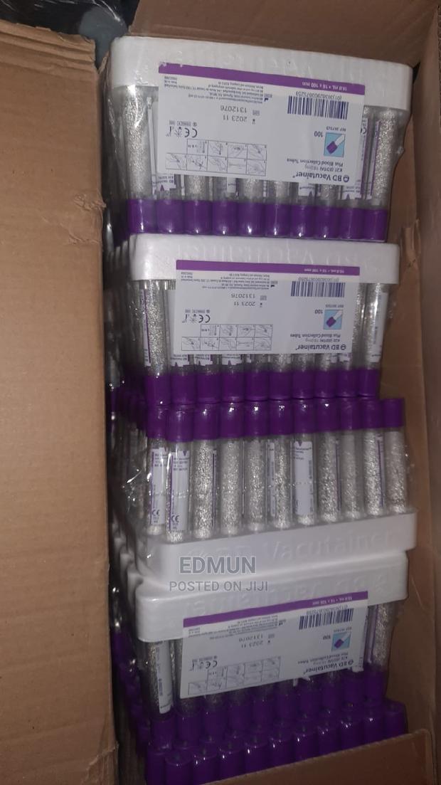 BD Vacutainers K2E (EDTA) 18mg Plus Blood Collection Tubes