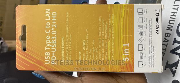 USB C to Lan Pd +Usb3.0*2+Hd - thumbnail 2