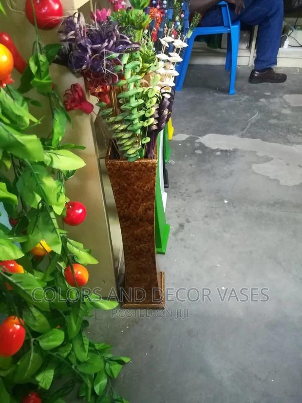 60cm Long Wooden Vase - thumbnail 5