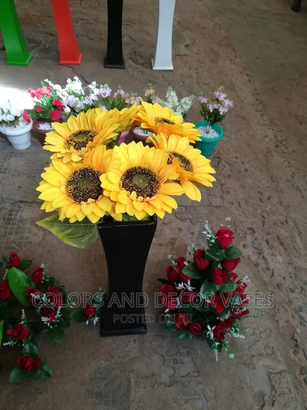 60cm Long Wooden Vase - thumbnail 4