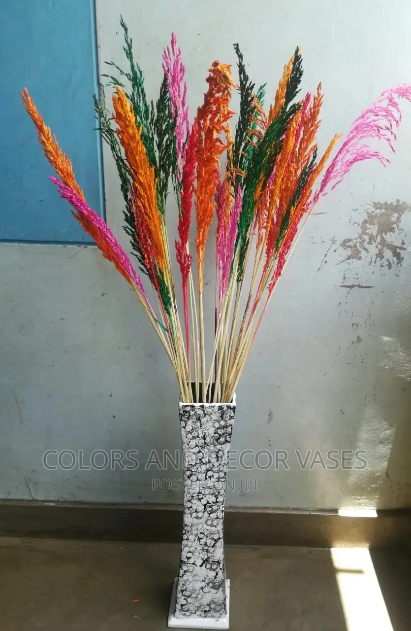 60cm Long Wooden Vase