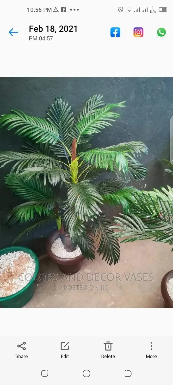 Artificial Palm Tree 1.5m KSH 4500 Plant ALONE
