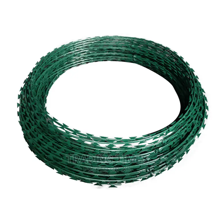 Razor Wire 10m Green in Color
