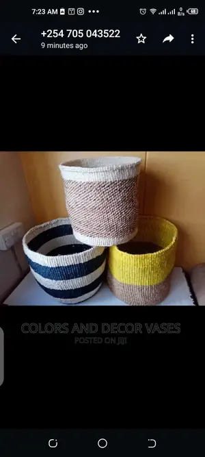 Baskets Kiondos Vases