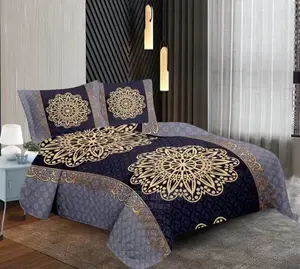 Grey Classic Bed Cover