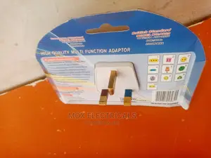 Multi Function Travel Twin Socket With USB Port.