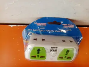 Multi Function Travel Twin Socket With USB Port.