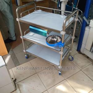 3 Shelves Instrument Trolley - thumbnail 2