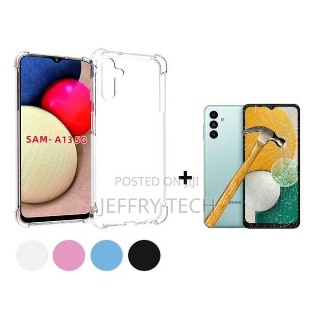 Tpu Gel Silicone Case Anti Shock Samsung Galaxy A13 5g + Tem
