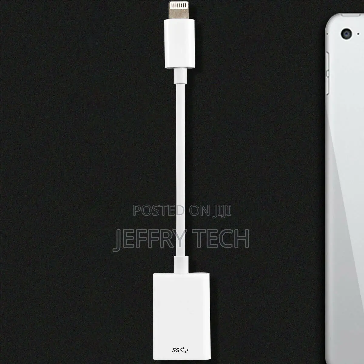 8-Pin to USB OTG On-To-Go Adapter Jack for Apple iPhone XS 1